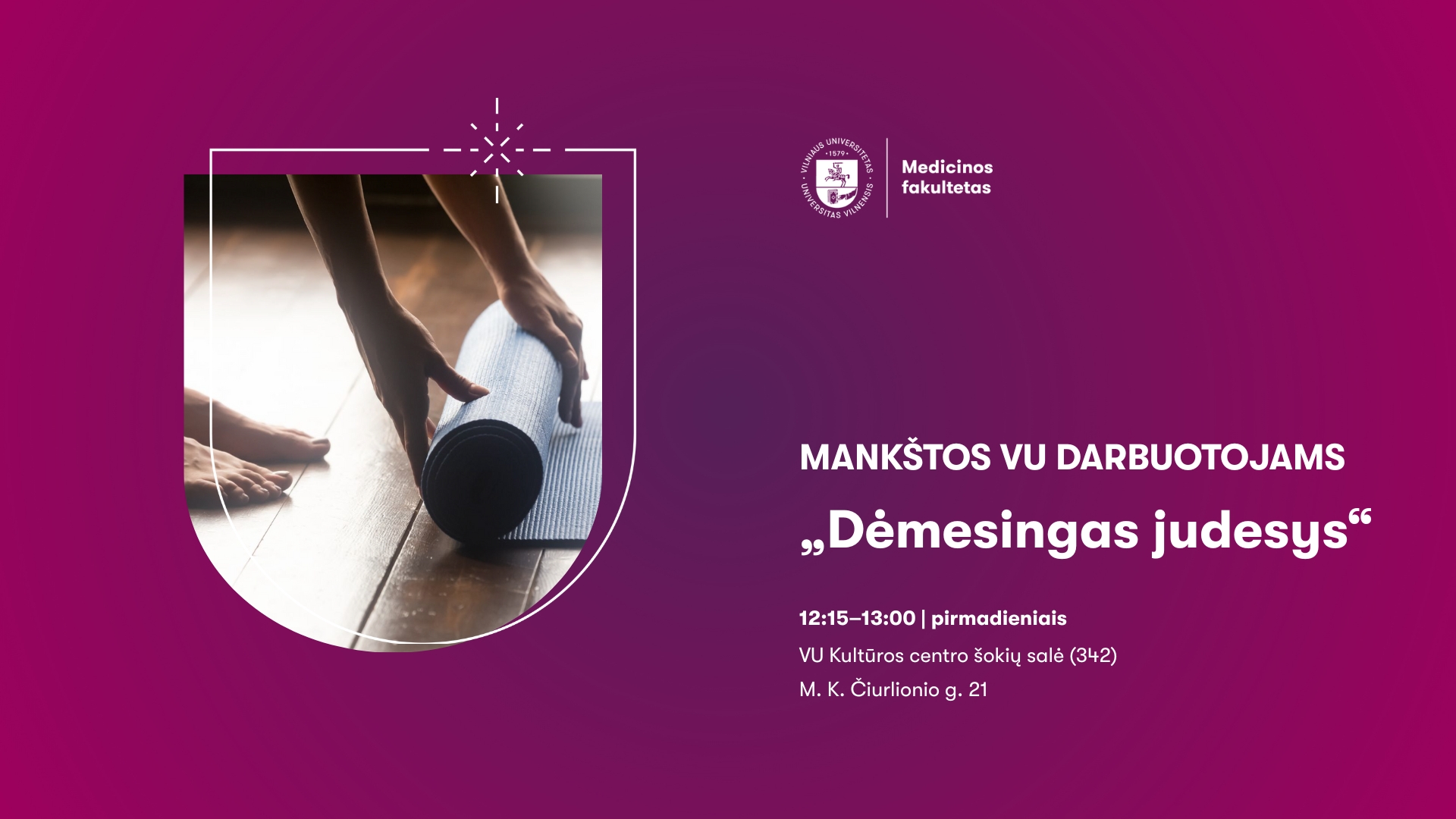 Mankšta VU darbuotojams demsingas judesys pakeista vieta web 20251023